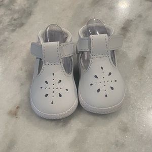 NWT Leather Baby Crib Shoes sz 1 Infant Mary Janes T-strap